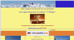 Desktop Screenshot of olympe.aux2alpes.fr