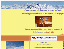 Tablet Screenshot of olympe.aux2alpes.fr